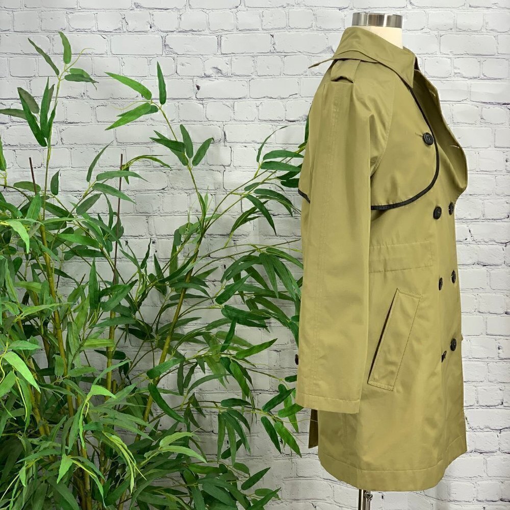 Coach Tan Trench Coat w/ Detachable Shoulders - Picture 2 of 8